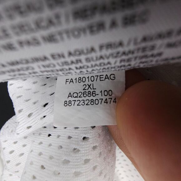 NIKE Jordan JSW DIAMOND TRACK PANT White Black Nylon Sweatpant Athleisure Sporty - Picture 9 of 9